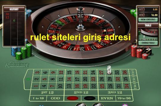 rulet siteleri giriş adresi